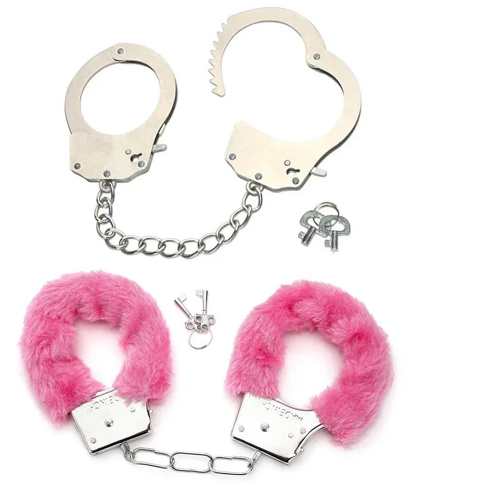 Erotic Accessories Sex Toys 2pc BDSM Bondage Handcuffs Set