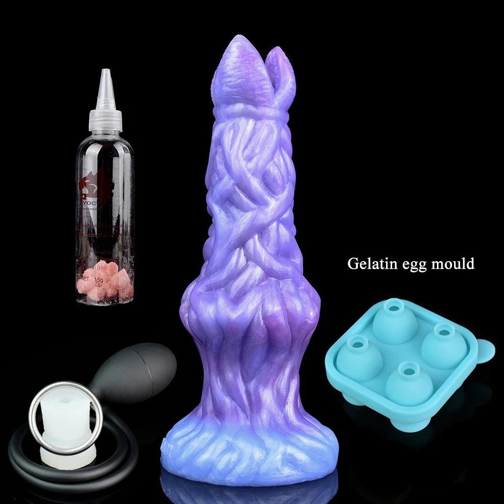 COLMISS Silikone Pneumatisk Ovipositor Dildo