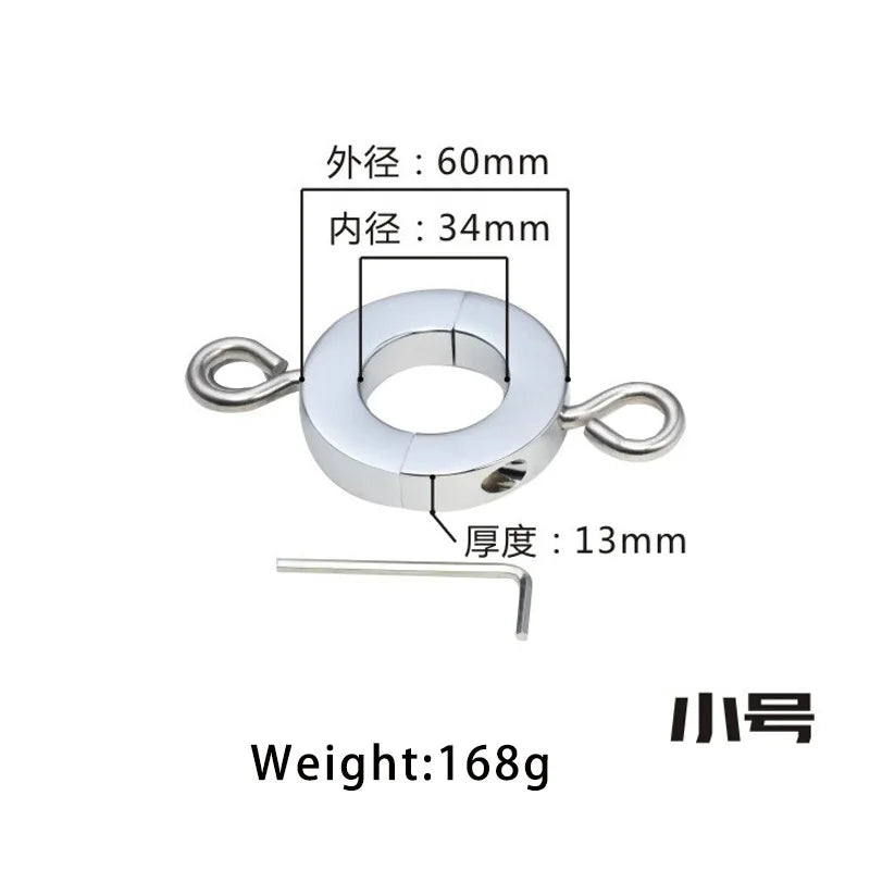 Stainless Steel Ring Enhancing Erection and Pleasure Accessory