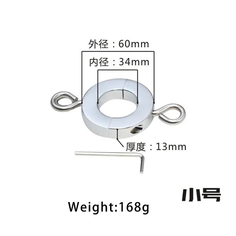 Stainless Steel Ring Enhancing Erection and Pleasure Accessory