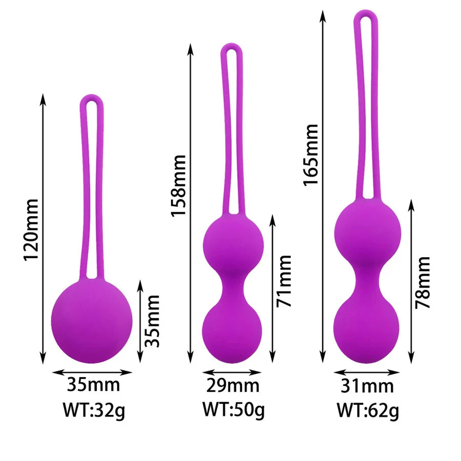 Tighten Ben Wa Muscle Trainer Kegel Balls For Women - Enhance Strength