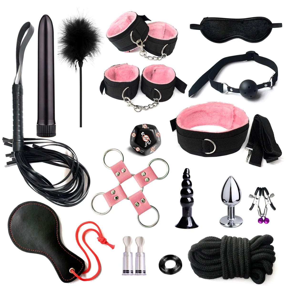 BDSM Love Set Bondage Kits Adult Toys for Women Pleasure