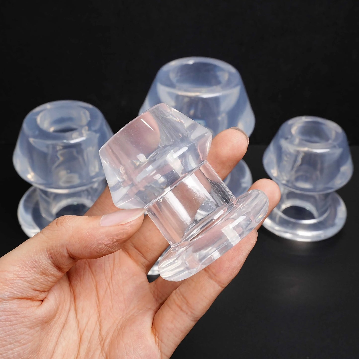 Hollow Plug 5 Sizes Huge Speculum Toy Set for Pleasure