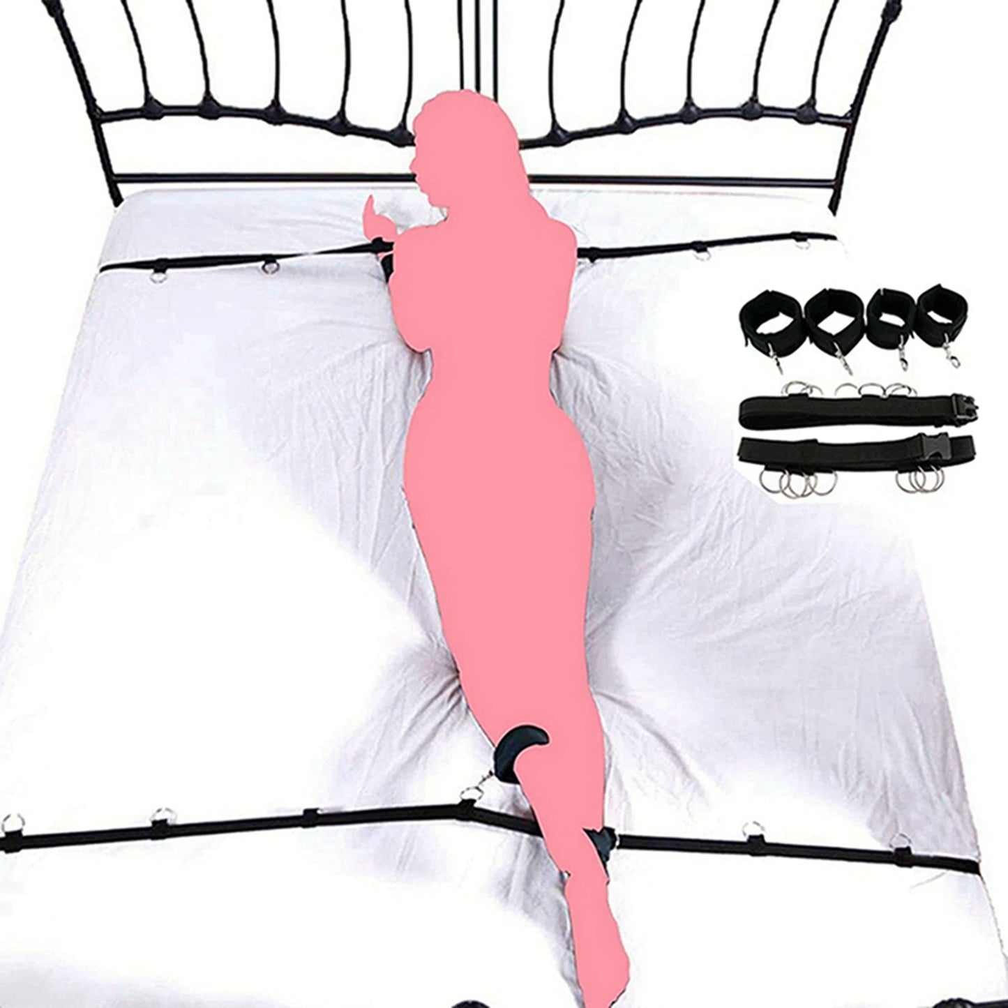 Ultimate Pleasure Toys BDSM Kits Plush Bondage Set For Couples