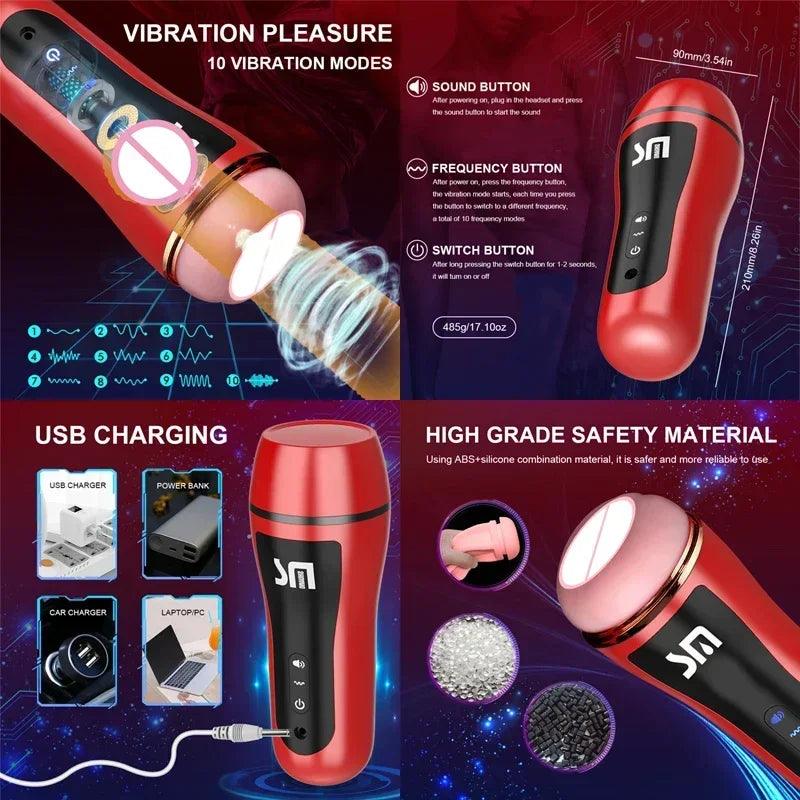 Jouets pour hommes avec tasse de masturbation