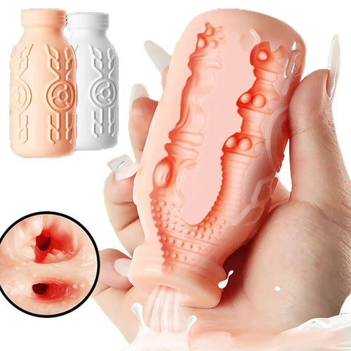Male Portable Pleasure Cup for Men with Suction Control