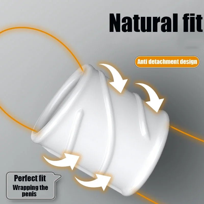 6pcs Reusable Silicone Rings For Men Enhancing Pleasure