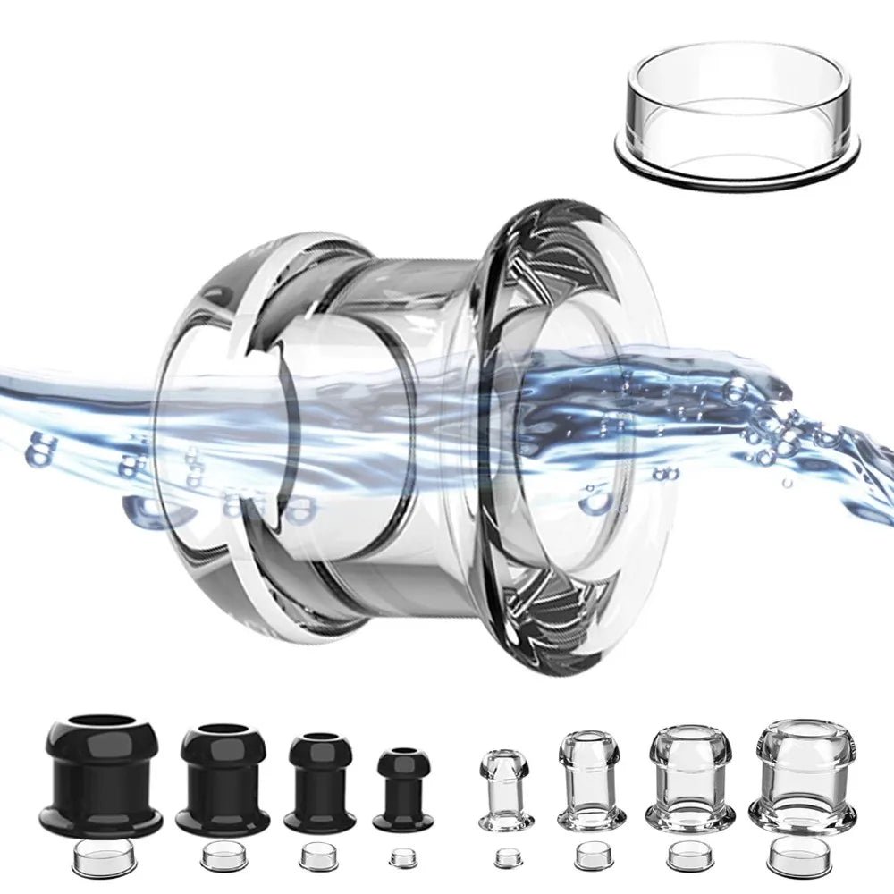 Hollow Plug Silicone Butt Plugs with Stopper for Prostate Massage