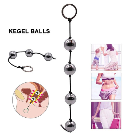 Erotic Weighted Kegel Exerciser Metal Balls for Pelvic Fitness
