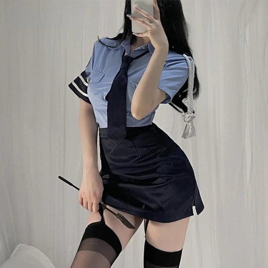Sexy And Fun Lingerie Police And Flight Attendant Set
