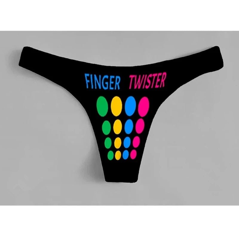 Custom Panty Thong Lingerie Personalised Funny Gift