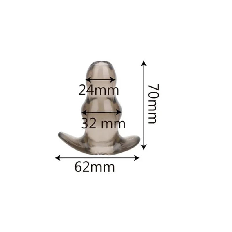 Silicone Hollow Dilator Gay Love Toys Butt Soft Speculum Enema Insert