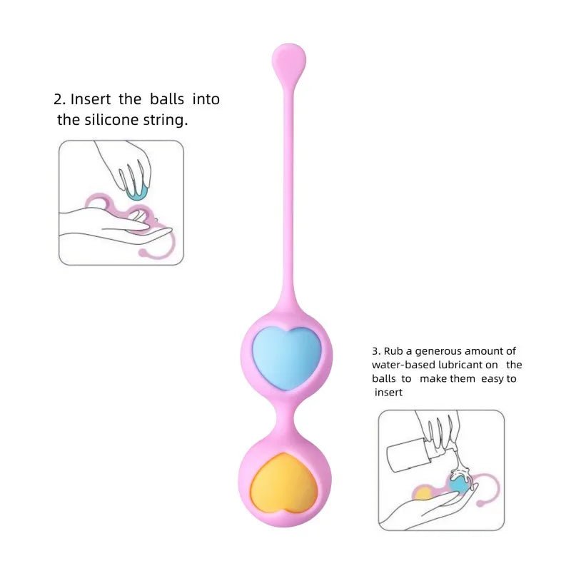 Detachable Kegel Balls Silicone Smart Love Ball Wooomy for Wellness