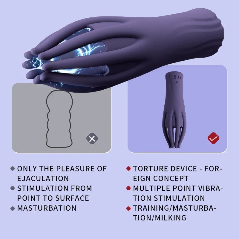 Adult Toys Glans Trainer Massage Vibrating Pleasure Device