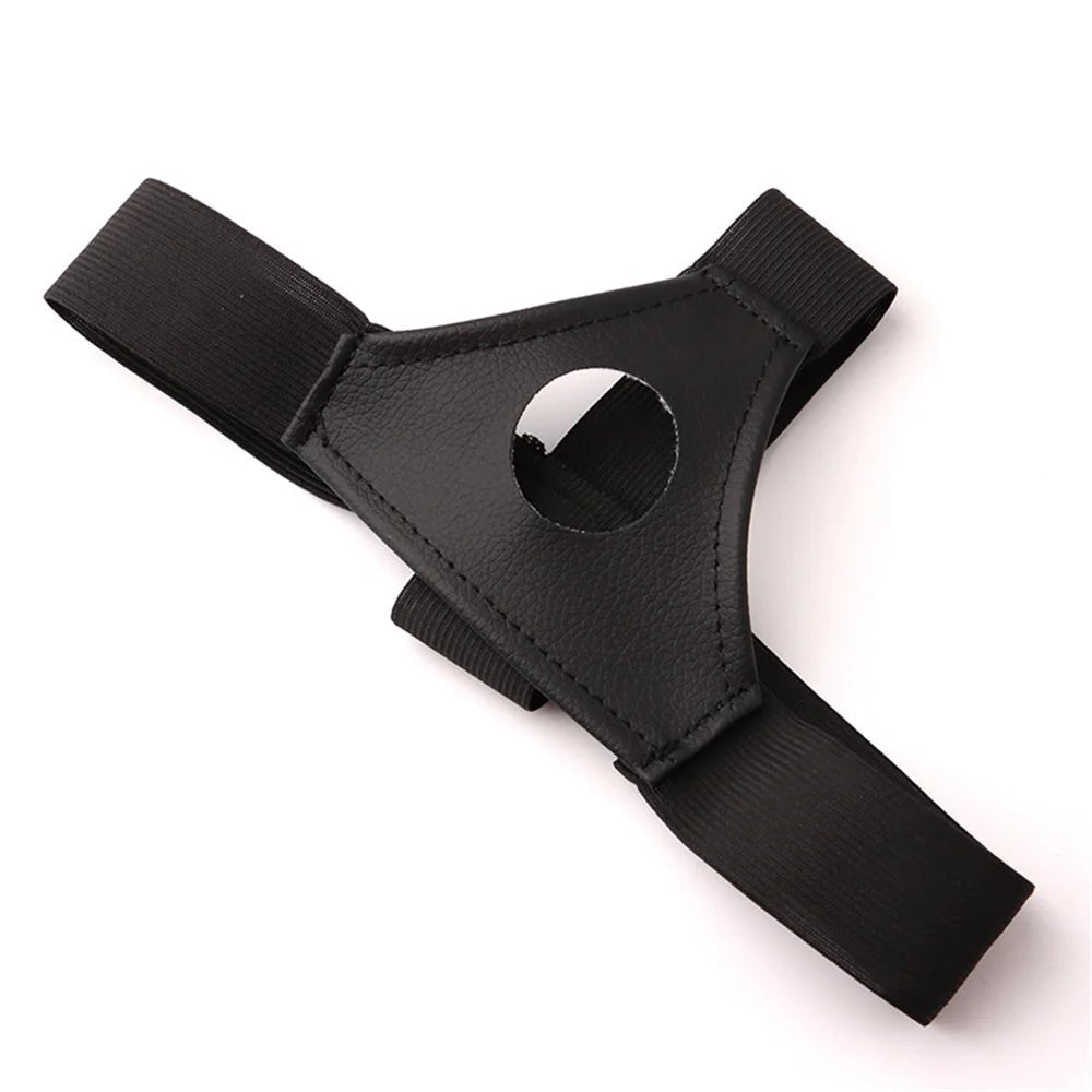 Men Strap On Panties Wearable Hollow Lengthen Sleeve Strap On