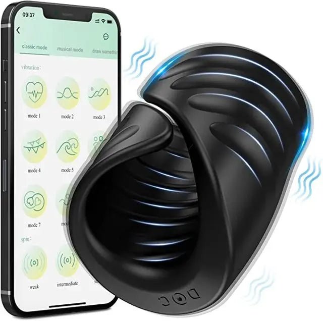 HESEKS Male Training Vibrator with App Control for Pleasure