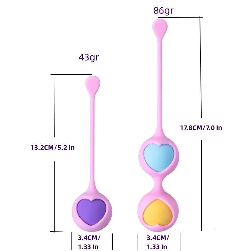 Detachable Kegel Balls Silicone Smart Love Ball Wooomy for Wellness