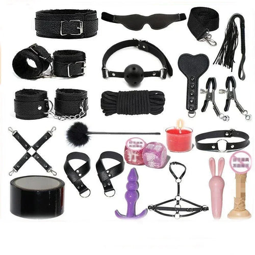 20Pcs BDSM Set Sex Toys for Couples Bondage Kit Fun