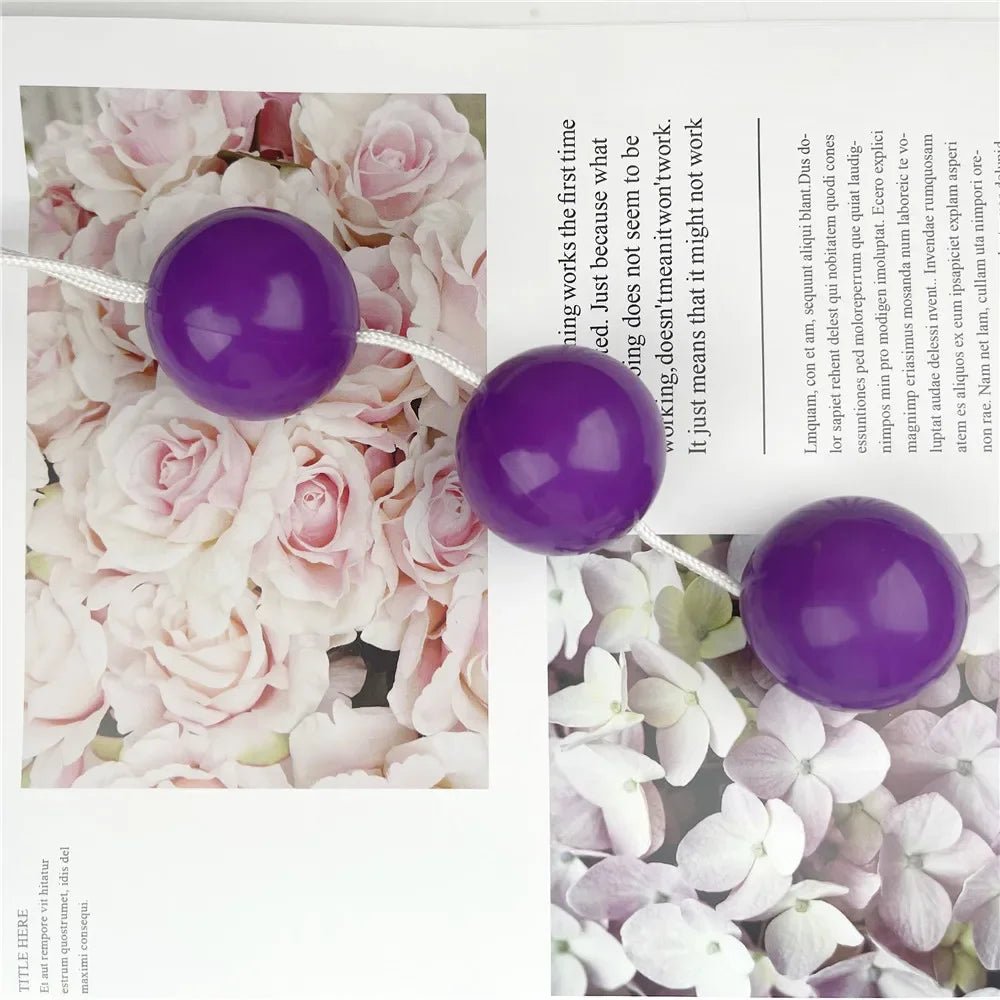 Beads Ball Toys for Women Silicone Kegel Exerciser for Wellness