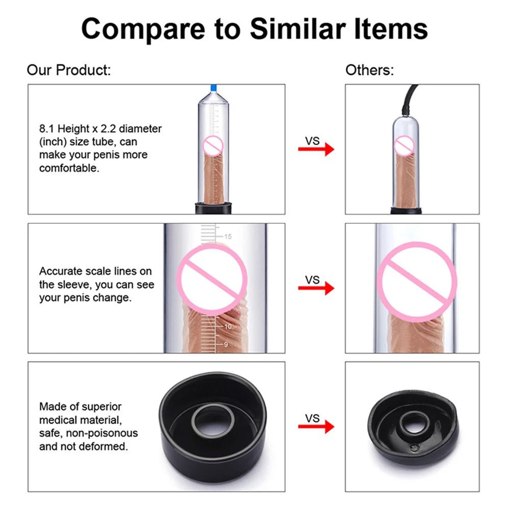 Pump Stretcher Extender Enlarger Male Enhancement Device