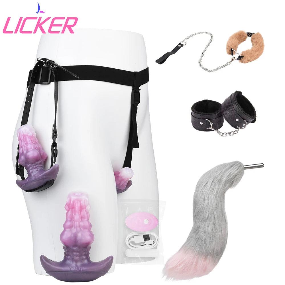 LICKER Silicone Monster Toy for Adventurous Pleasure Fun