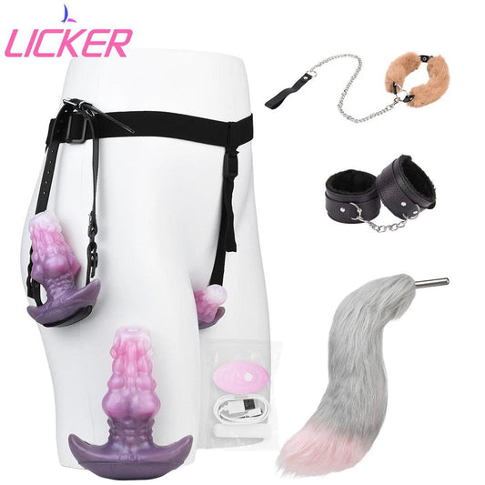 LICKER Silicone Monster Toy for Adventurous Pleasure Fun