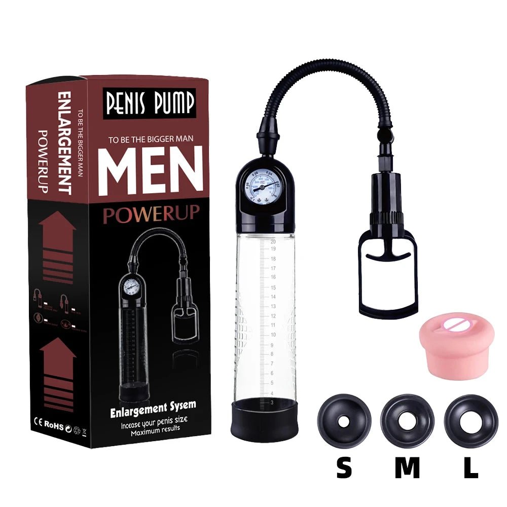 Electric Pump for Men Male Enhancement Ring Device