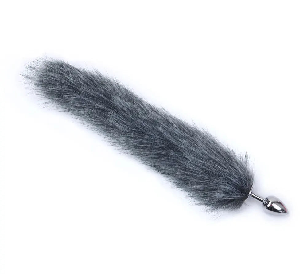 Fox Tail Butt Plug Metal Plug For Kinky Play Pleasure