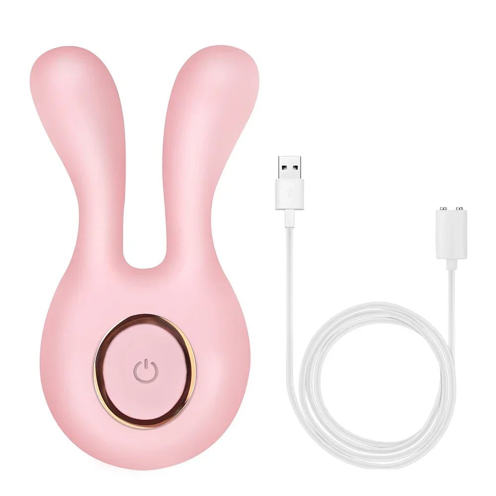 10cm Rabbit Ear Vibrator Nipple Clamps For Ultimate Bliss