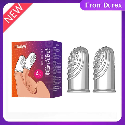 Finger Sleeve Vibrator Silicone Stimulator For Women Bliss