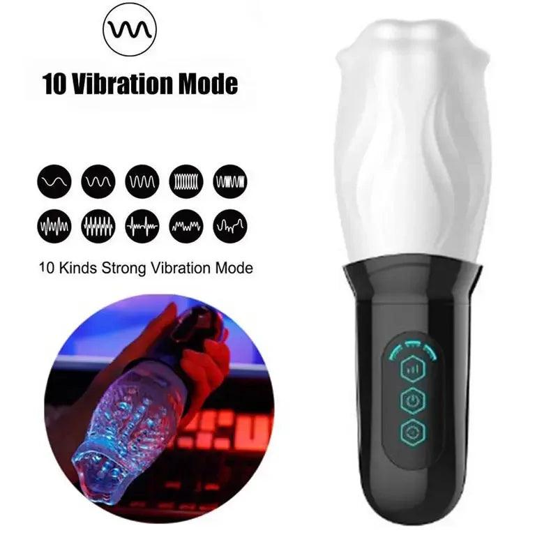 Poupée vibrante en silicone pour homme