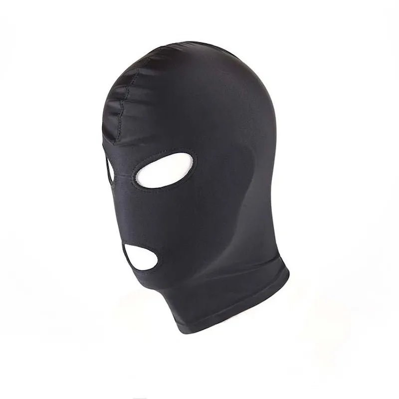 3 Hole Mask Hood Sexy Toys Open Mouth Eye Bondage Set