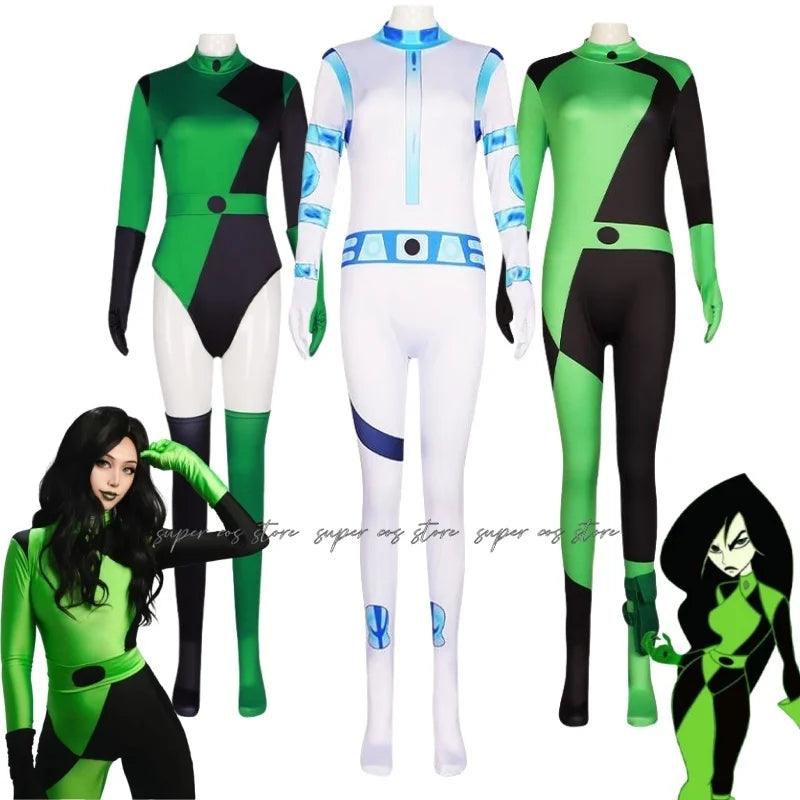 Female Shego Cosplay Costume Lingerie for Bold Women