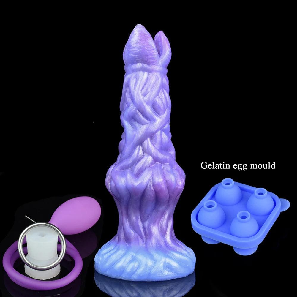 COLMISS Silikone Pneumatisk Ovipositor Dildo