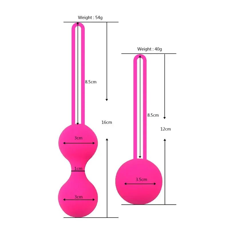 1 Set Safe Silicone Kegel Balls for Women Exercise Beads Set