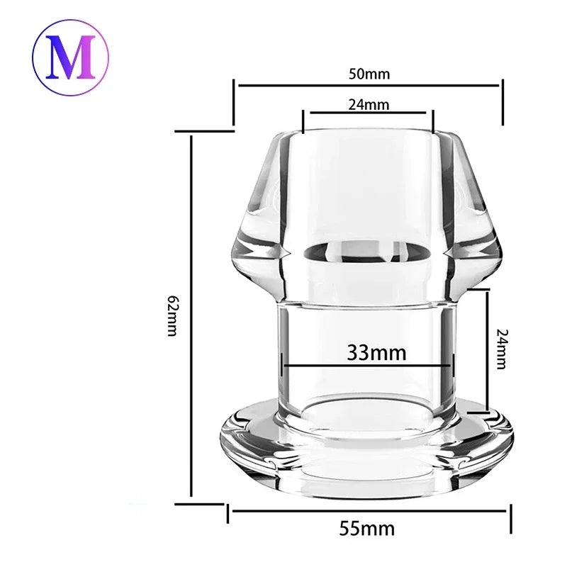 Hollow Plug 5 Sizes Huge Speculum Toy Set for Pleasure