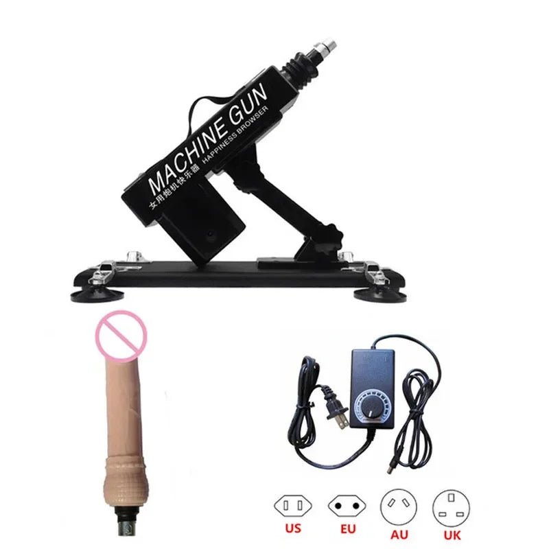 Adult Telescopic Machine 3XLR Kit Vibrators for Pleasure