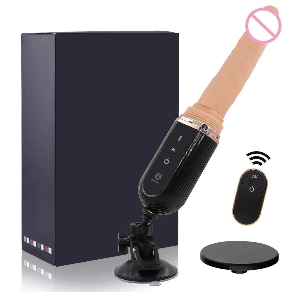 Telescopic Automatic Dildo Massager for Ultimate Pleasure Tool