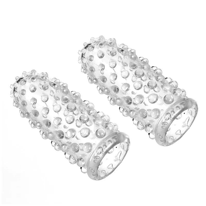 Finger Sleeve Vibrator Silicone Stimulator For Women Bliss