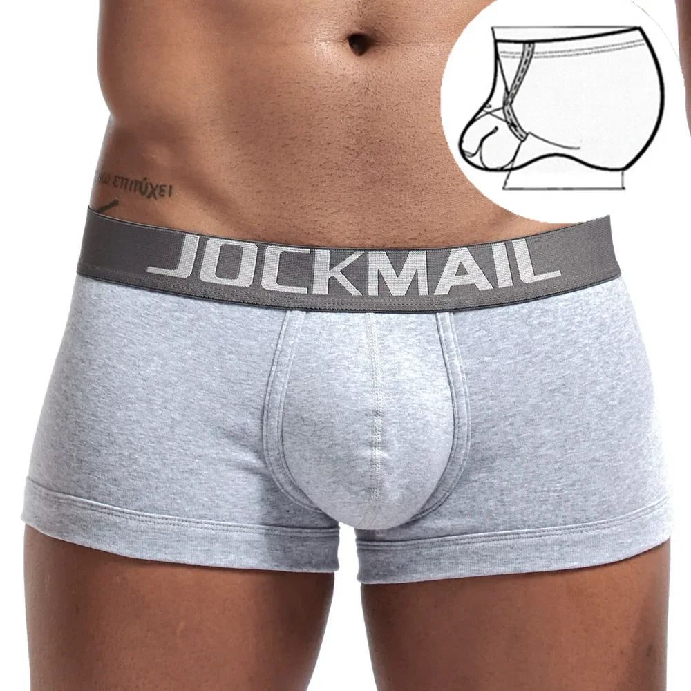 JOCKMAIL Sexy Men Underwear U Convex Support Pouch Comfort