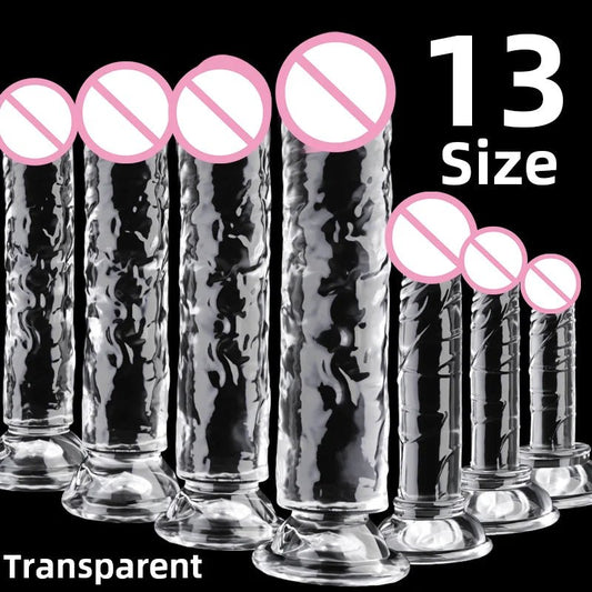 Transparent Realistic Toy Soft Crystal Jelly G Spot Delight