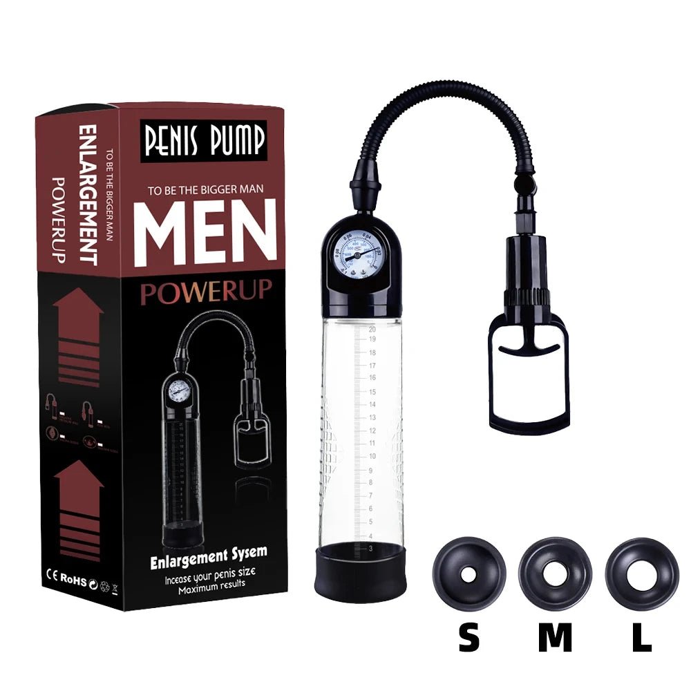 Electric Pump for Men Male Enhancement Ring Device