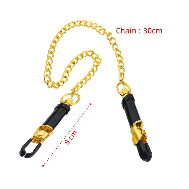 Adult Bondage Set BDSM Kit with Nipple Clamp and Wheel