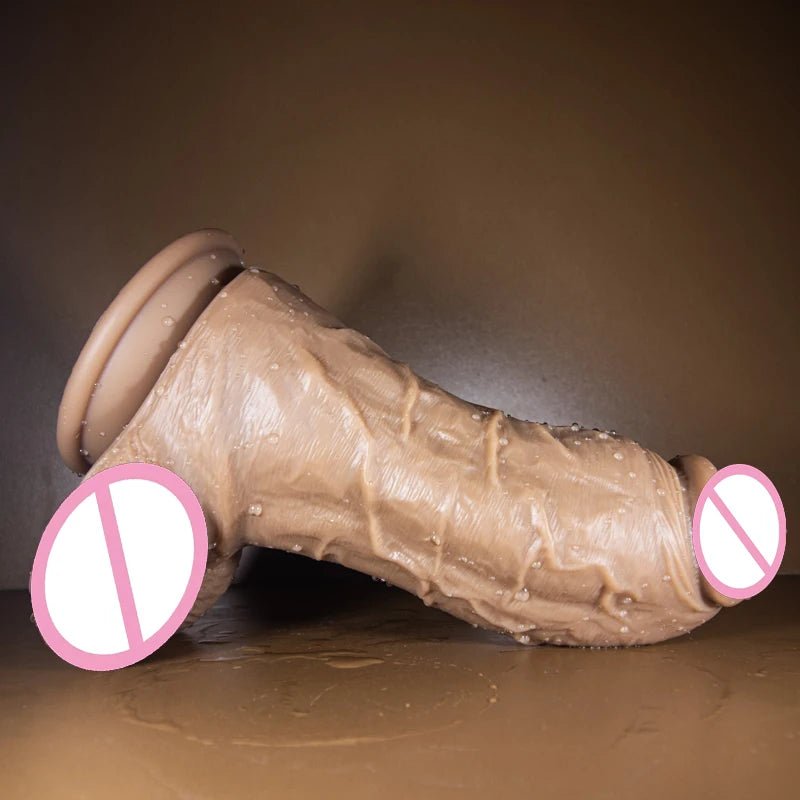 Realistic Veins Big Toy Liquid Silicone Suction Cup