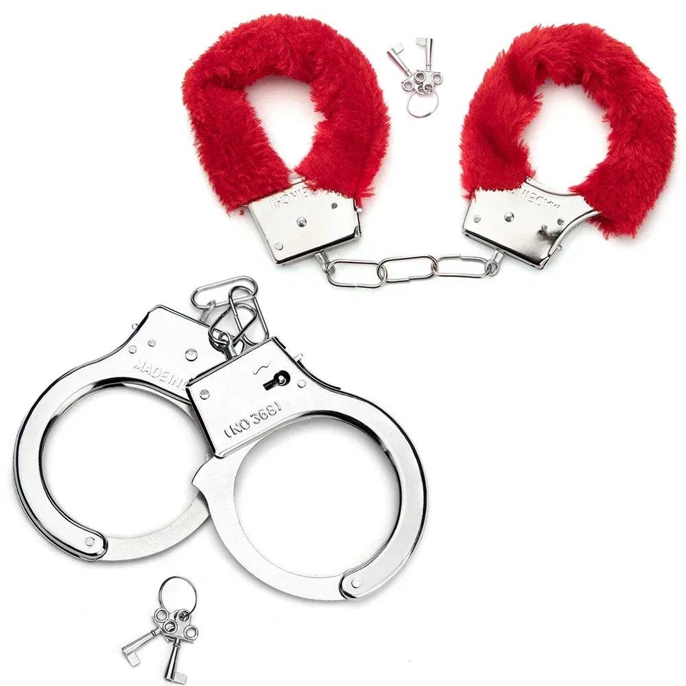 Erotic Accessories Sex Toys 2pc BDSM Bondage Handcuffs Set