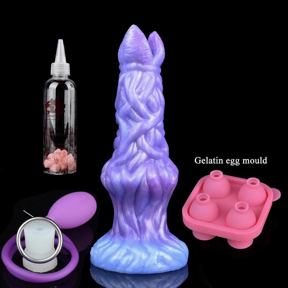 COLMISS Silikone Pneumatisk Ovipositor Dildo