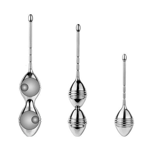 3pcs Stainless Steel Balls Vibrators For Tightening Pelvic Floor