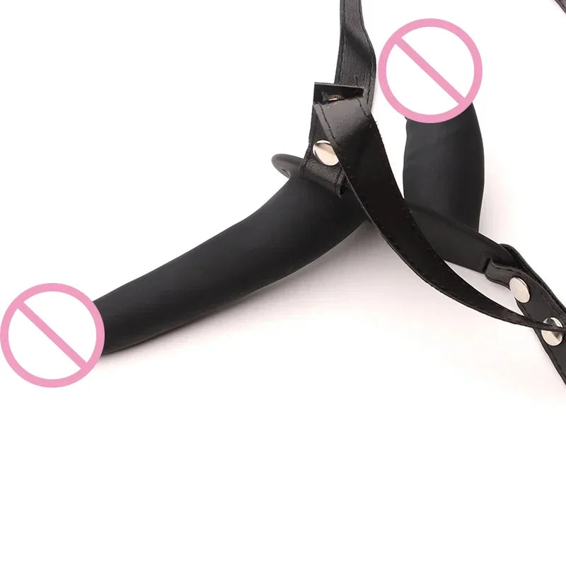 Double Ended Vibrate Strap On For Couples Fun Adventure