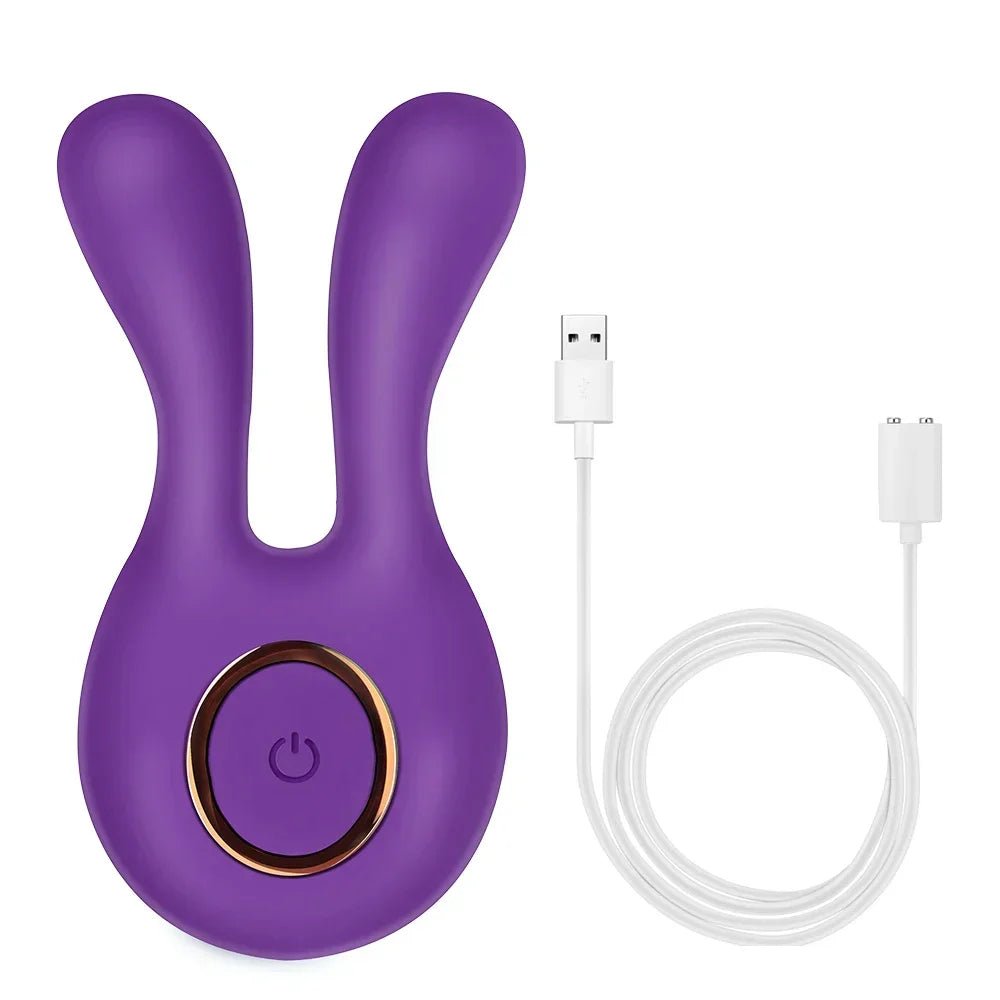 10cm Rabbit Ear Vibrator Nipple Clamps For Ultimate Bliss