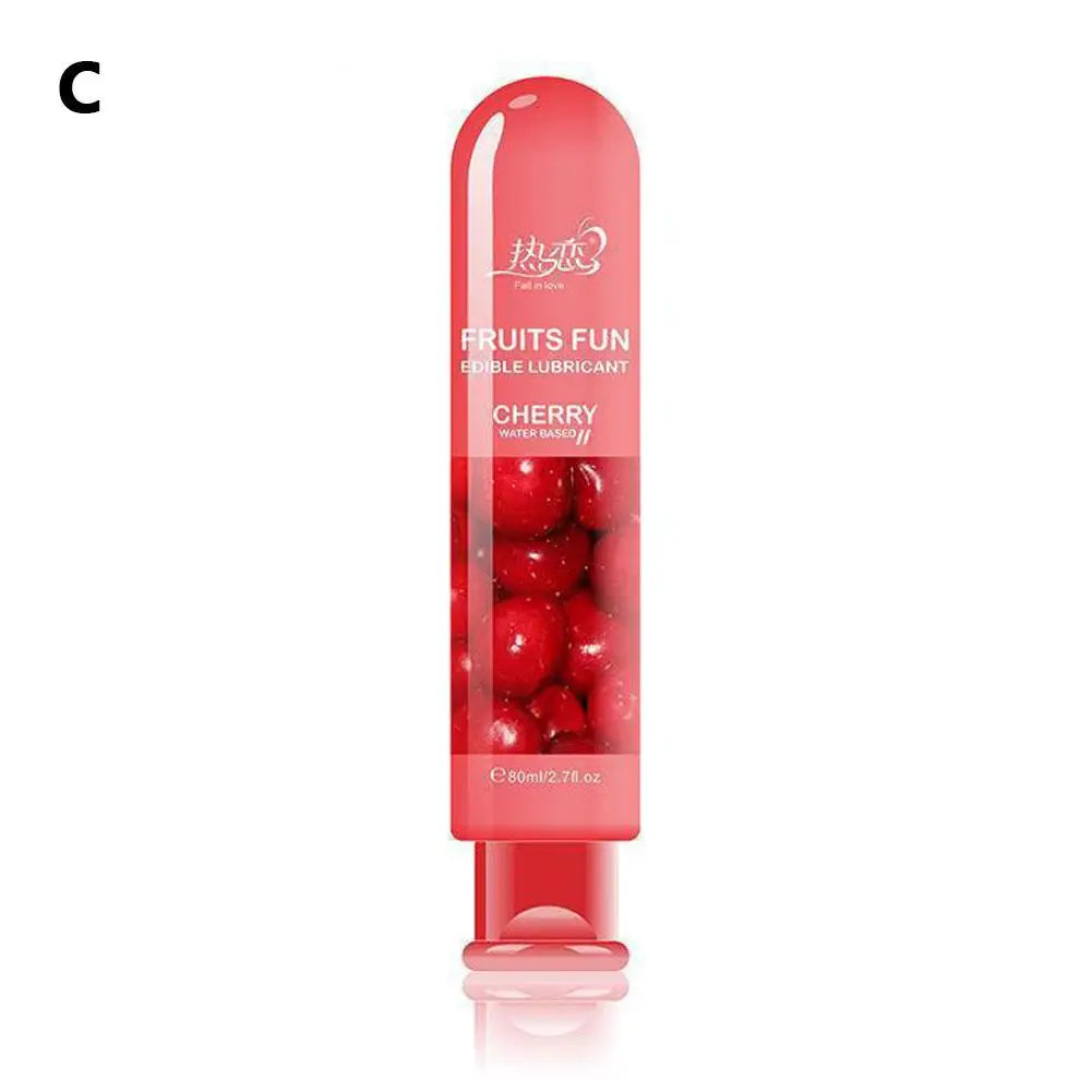 Edible Fruit Flavored Water-based Lubricant Easy To Clean Non Greasy